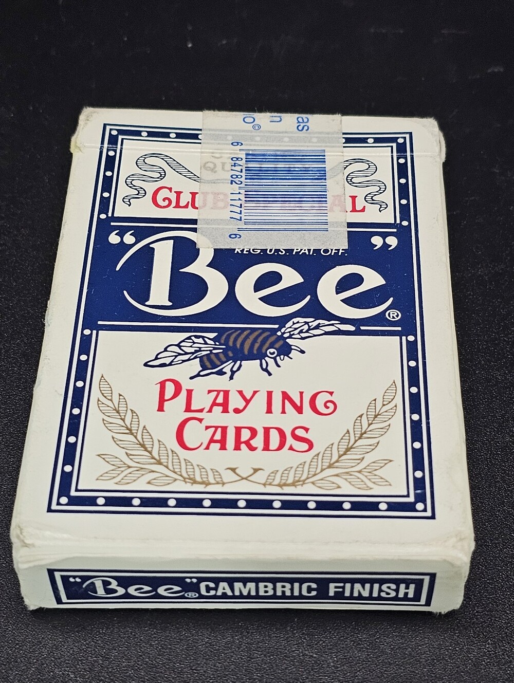 Treasure Island "Bee" Playing Cards - Blue and White -
